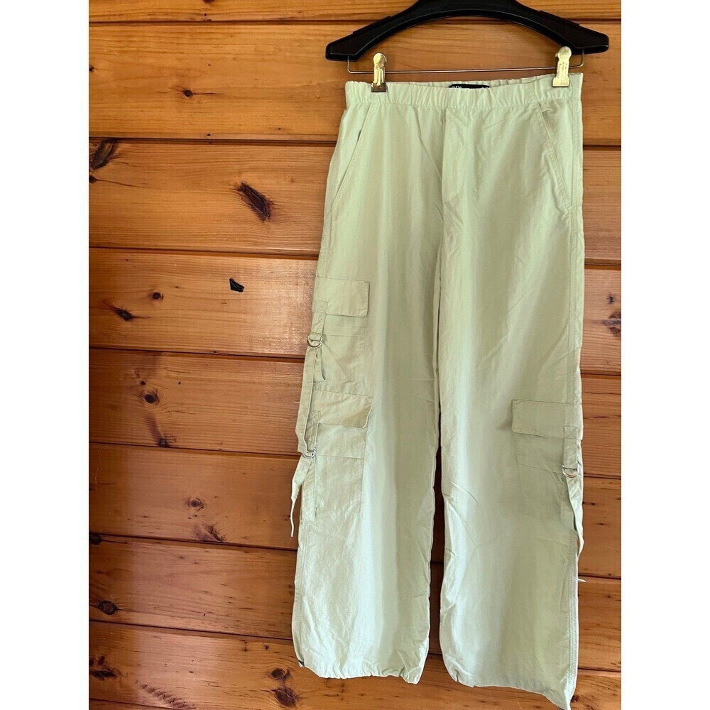 ZARA Cargo Lime Green Women XS